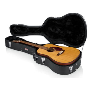 Gator GWE-DREAD 12 Hard-Shell Wood Case for Acoustic Dreadnought / 12-String Guitar