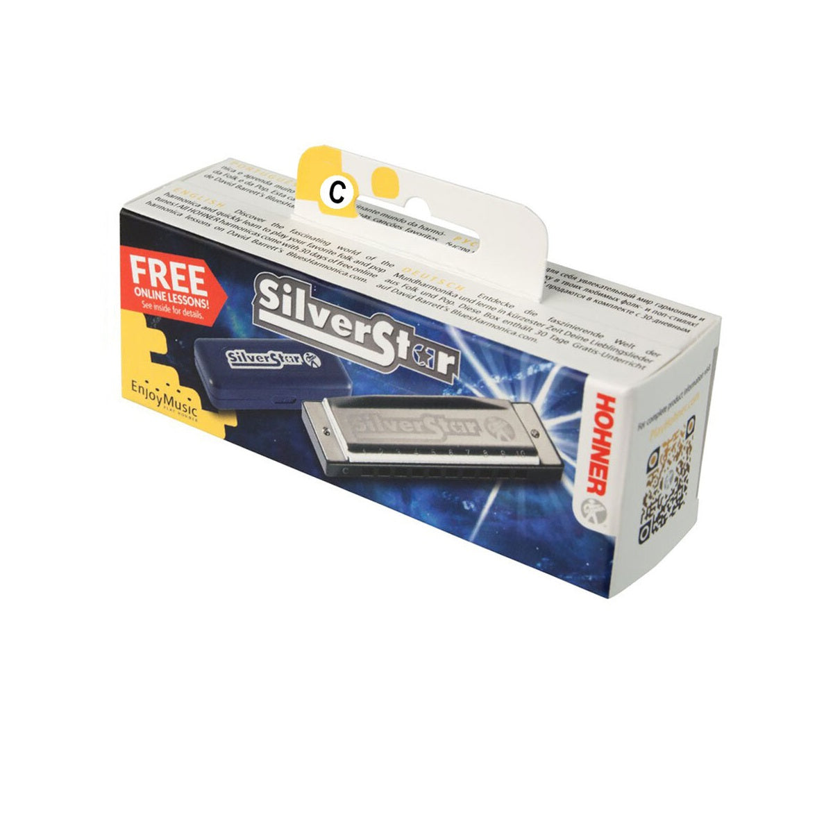 Hohner Enthusiast Series Silverstar Harmonica - Key of C