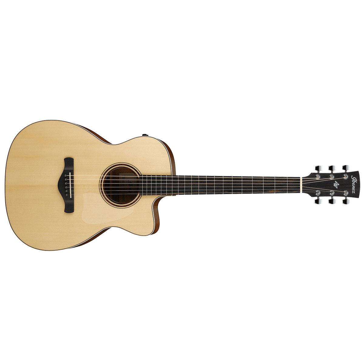 Ibanez ACFS300CE Acoustic Guitar Grand Concert Gloss Open Pore Natural w/ Pickup &amp; Cutaway - ACFS300CEOPS
