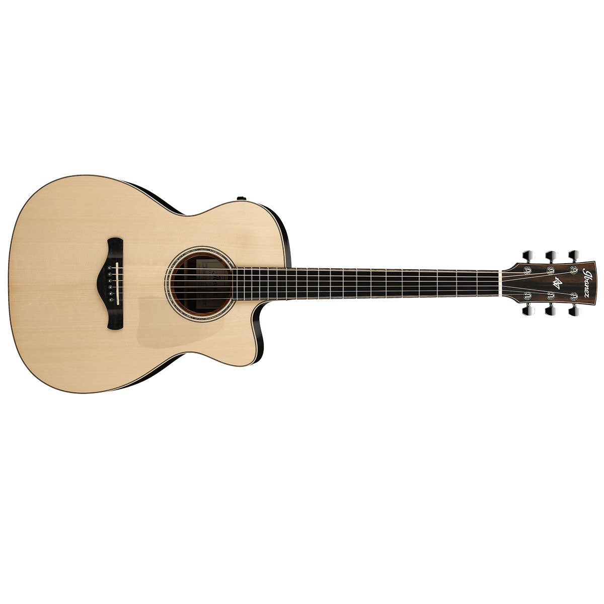 Ibanez ACFS580CE Acoustic Guitar Grand Concert Gloss Open Pore Natural w/ Pickup &amp; Cutaway - ACFS580CEOPS