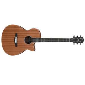 Ibanez AEG7MH Acoustic Guitar AEG Sapelle Open Pore Natural w/ Pickup & Cutaway - AEG7MHOPN