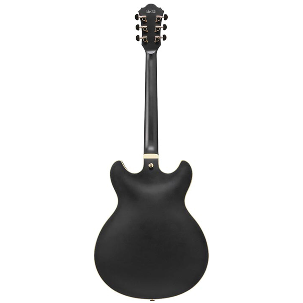 Ibanez AS73G Artcore Electric Guitar Hollow Body Flat Black - AS73GBKF Back 2