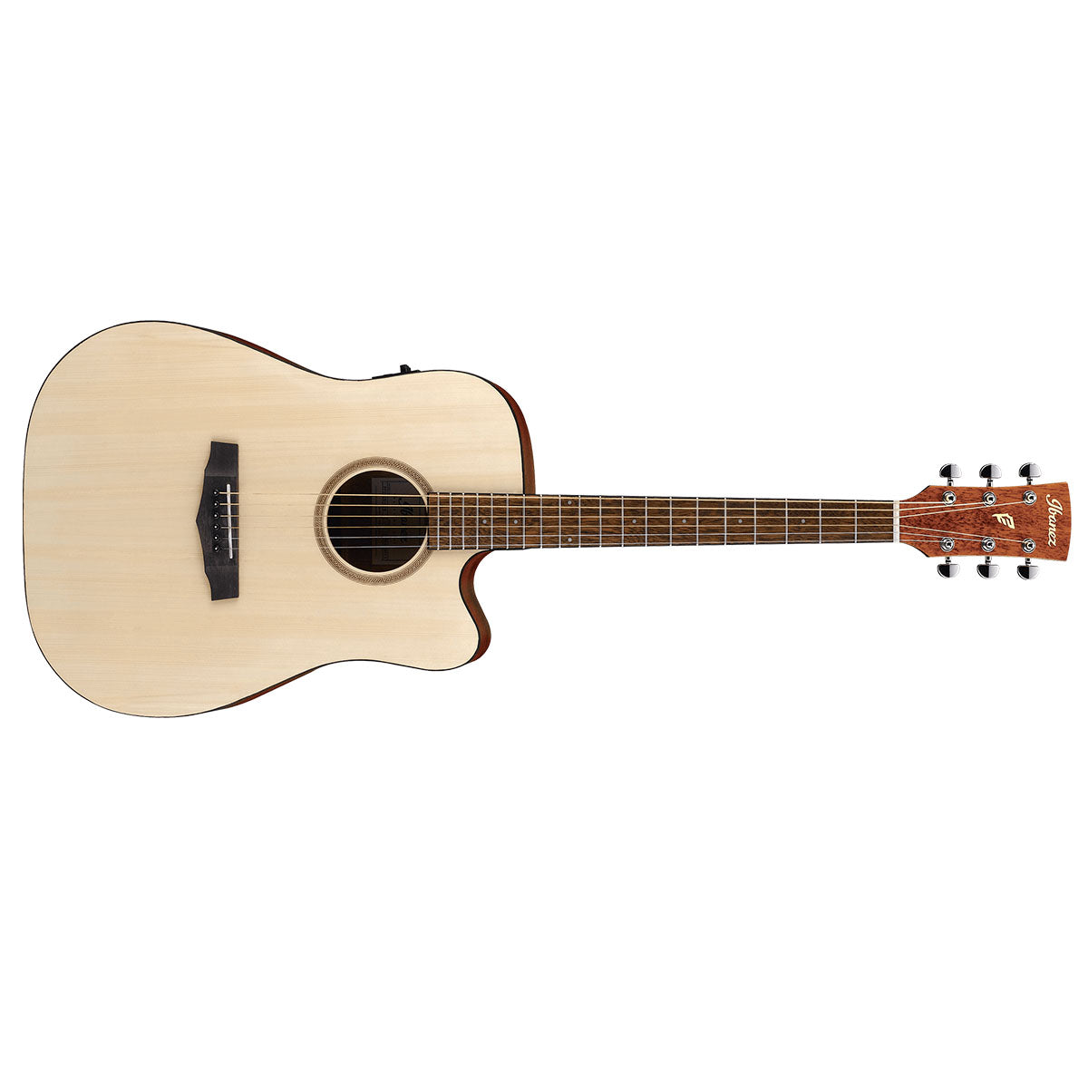 Ibanez PF10CE Acoustic Guitar Dreadnought Open Pore Natural w/ Pickup & Cutaway - PF10CEOPN