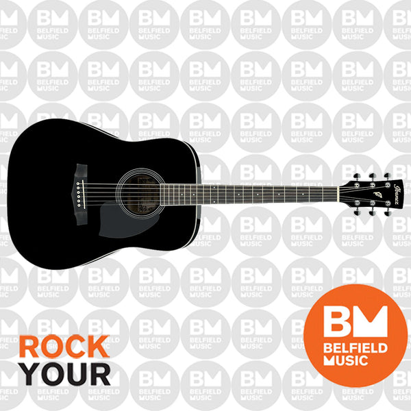 Ibanez PF15-BK Dreadnought Acoustic Guitar Black 2nd Hand | Rich Tone Music