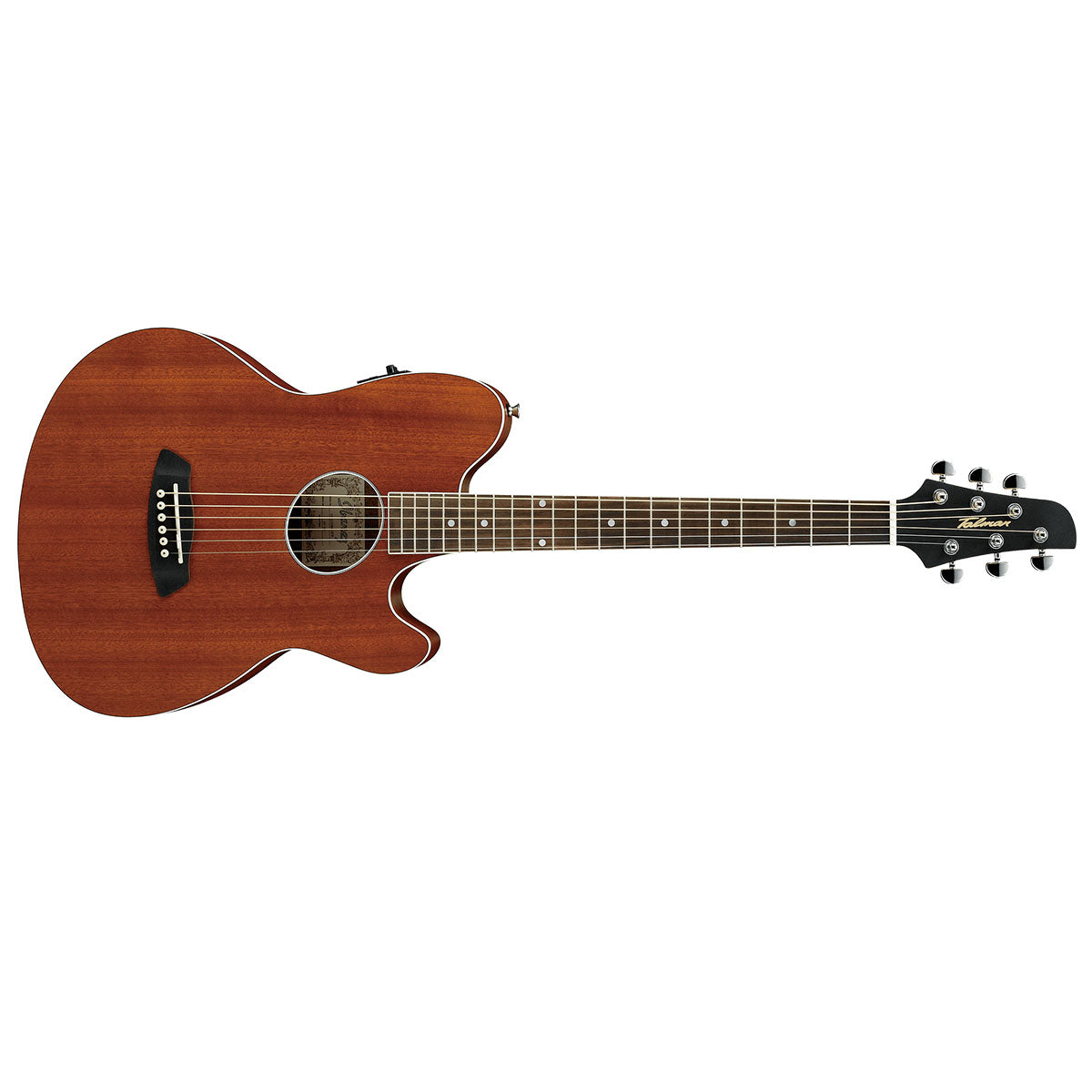 Ibanez TCY12E Talman Acoustic Guitar Open Pore Natural w/ Pickup & Double Cutaway - TCY12EOPN