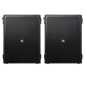 JBL BRX 4.2 Deluxe Line Array PA Speaker Bundle w/ Cables & Adaptor Kit