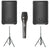 JBL IRX Party Pack Expander w/ 2x IRX108 BT Bluetooth Speaker + AKG P-5S Mic & Speaker Stands