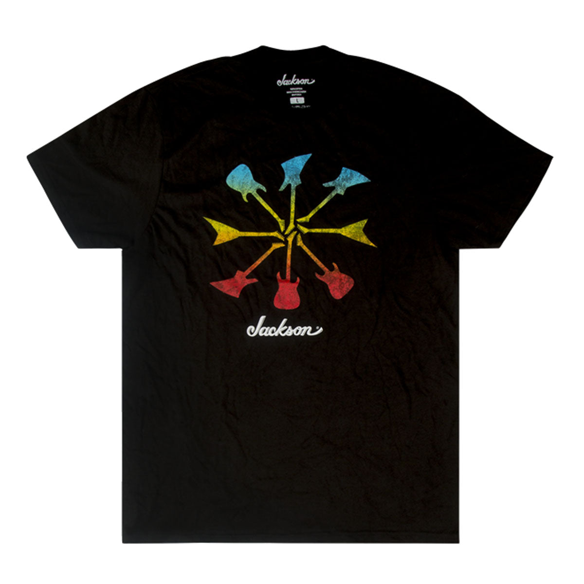 Jackson Guitar Shapes T-Shirt, Black, S Small - 2999435406