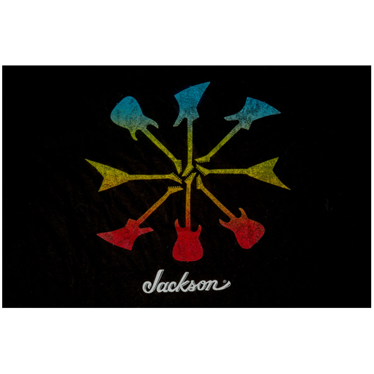 Jackson Guitar Shapes T-Shirt, Black, S Small - 2999435406