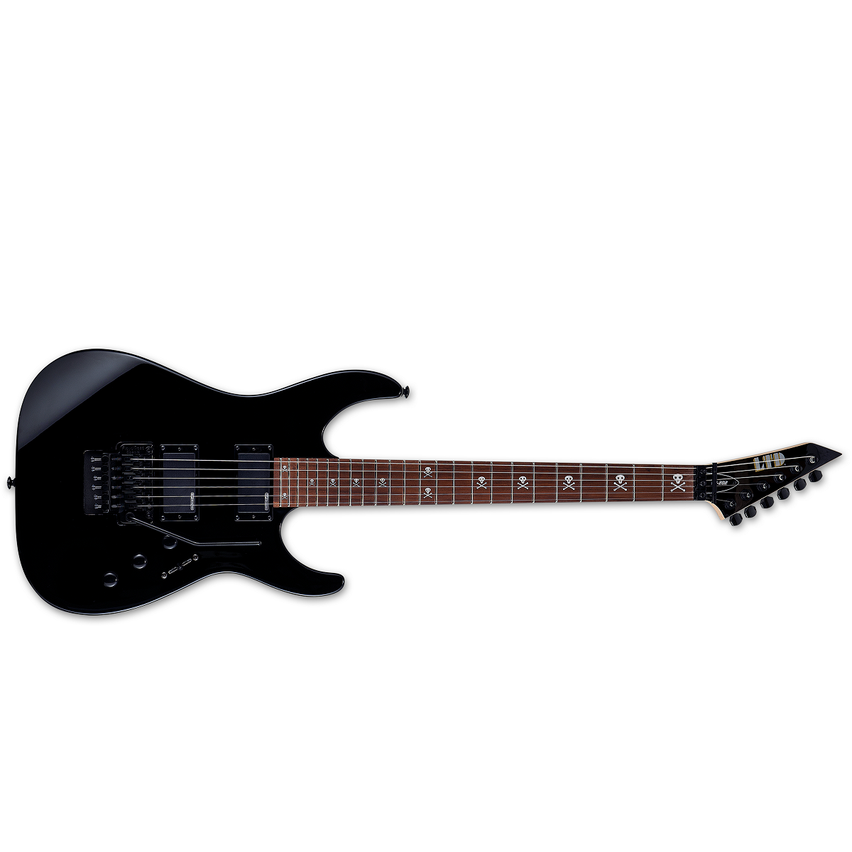 ESP LTD KH-202 Kirk Hammett Signature Electric Guitar Black w/ Floyd Rose