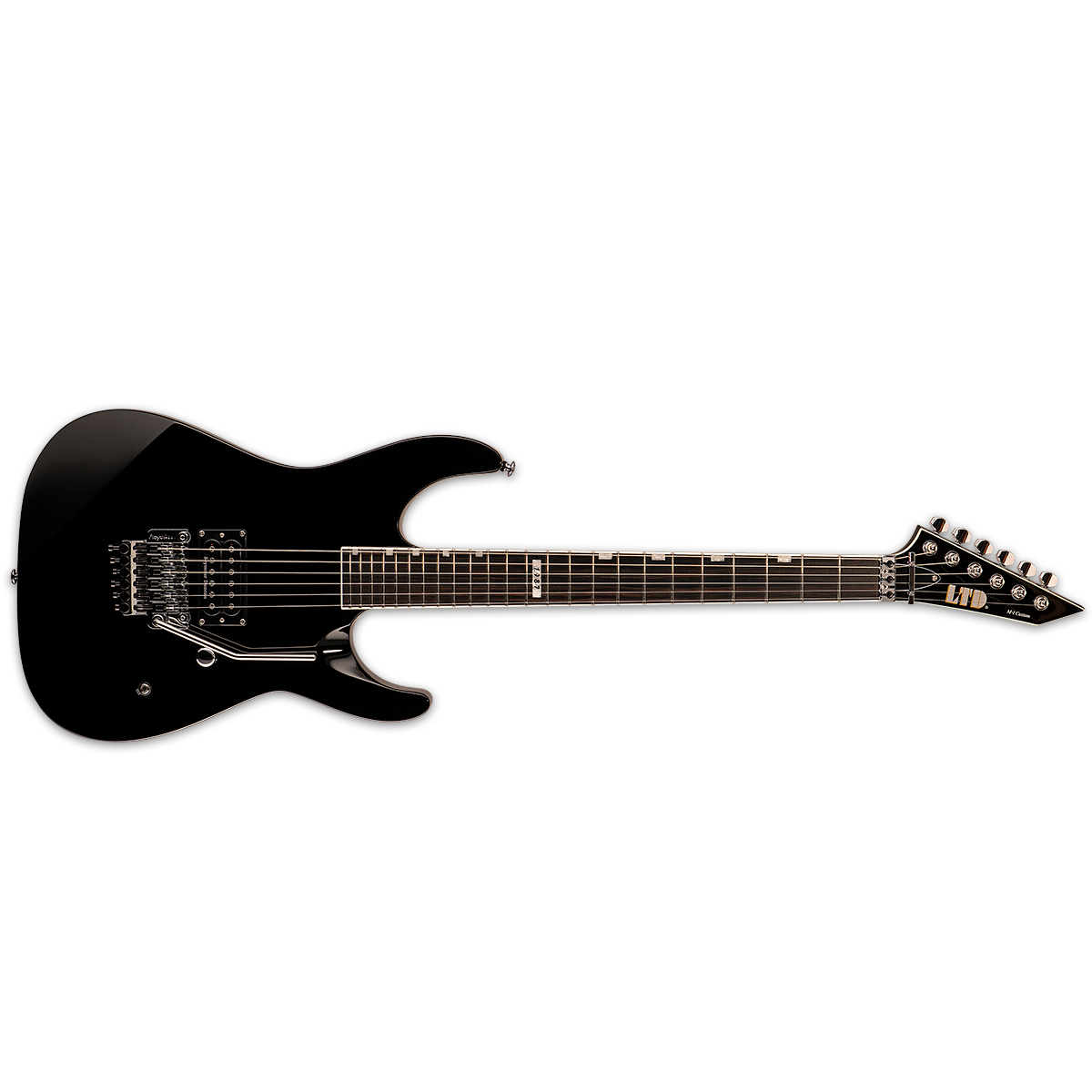 ESP LTD M-1 Custom 87 Electric Guitar Black w/ Floyd Rose & Duncans - 1987 REISSUE