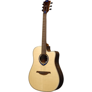 Lag Tramontane Hyvibe 20 THV20DCE Acoustic Guitar Dreadnought Solid Engelmann Top w/ Pickup & Case