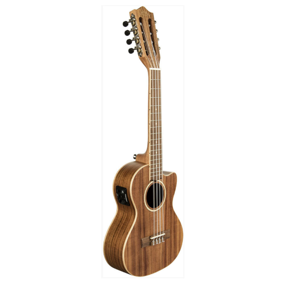 Lanikai Acacia Series 8-String Tenor Ukulele Natural Satin Uke w/ Fishman Kula Pickup
