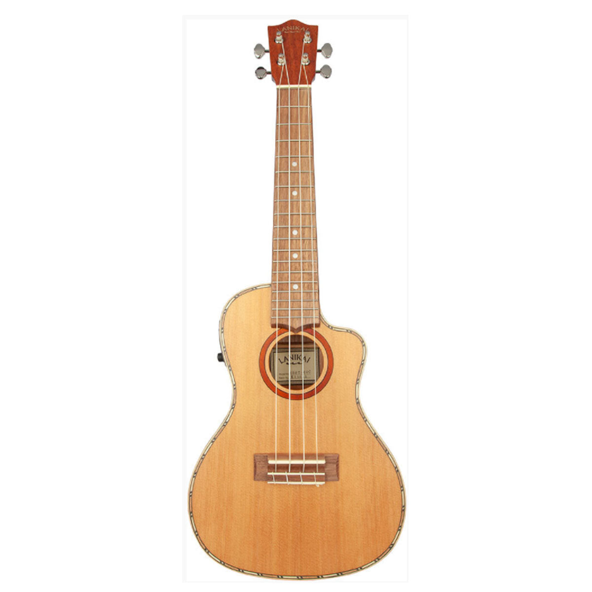 Lanikai Cedar Series Concert Ukulele Natural Satin Uke w/ Pickup