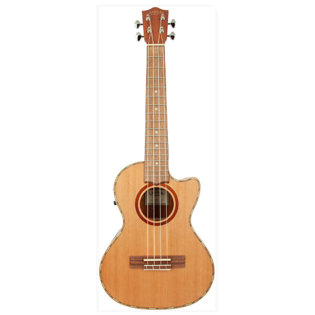 Lanikai Cedar Series Tenor Ukulele Natural Satin Uke w/ Fishman Kula Pickup