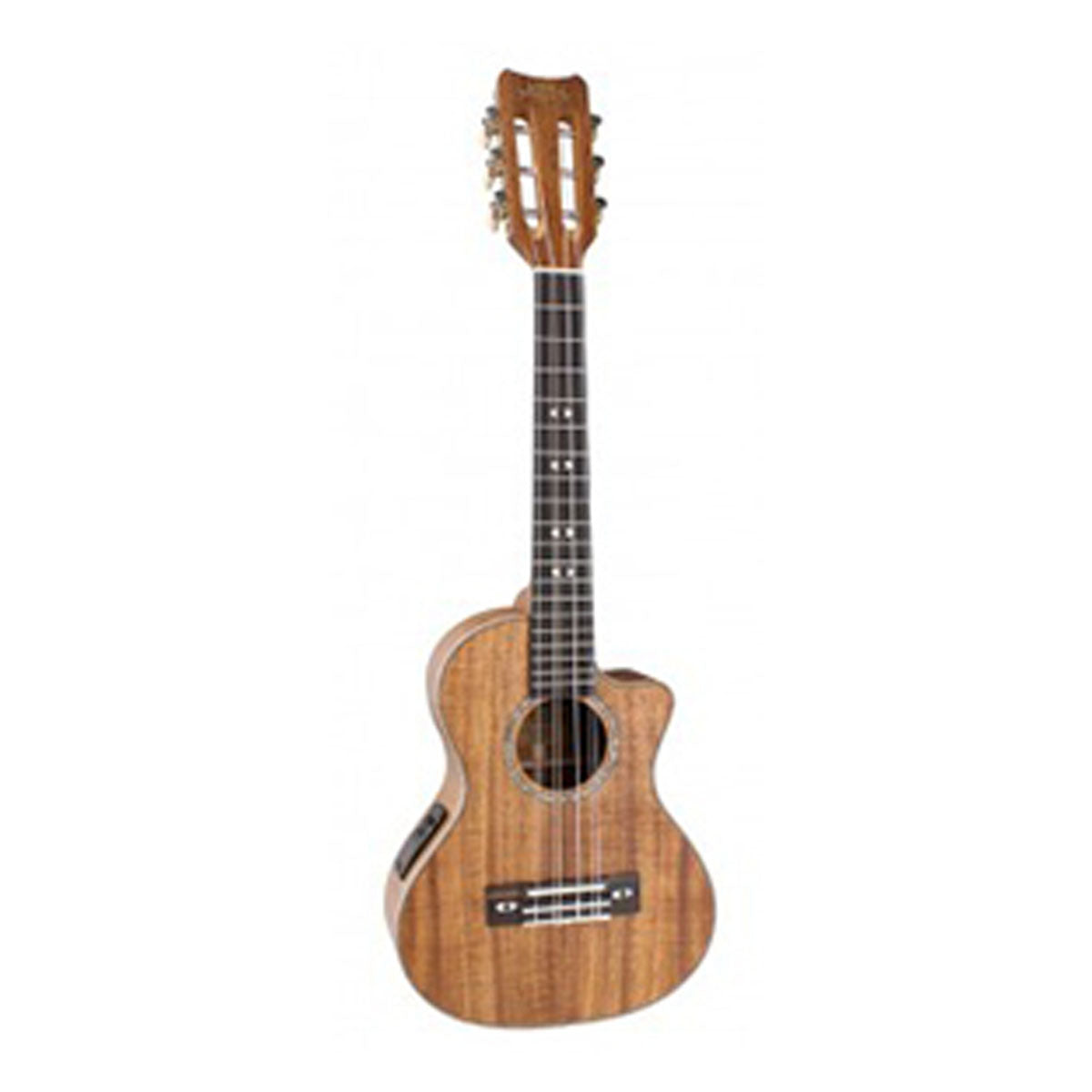 Lanikai Curly Tenor Ukulele KOA Uke w/ Pickup