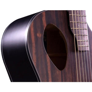 Michael Kelly Forte Port Exotic Acoustic Guitar Java Ebony w/ Pickup - MKFESJESFX