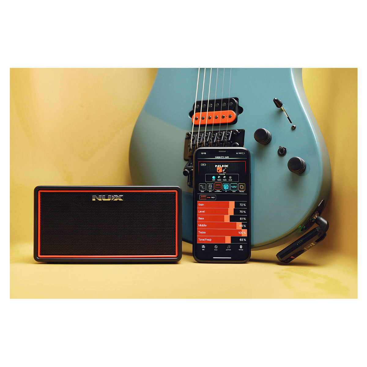 NU-X Mighty Air Guitar Amplifier Wireless Stereo Modeling Amp w/ Effects