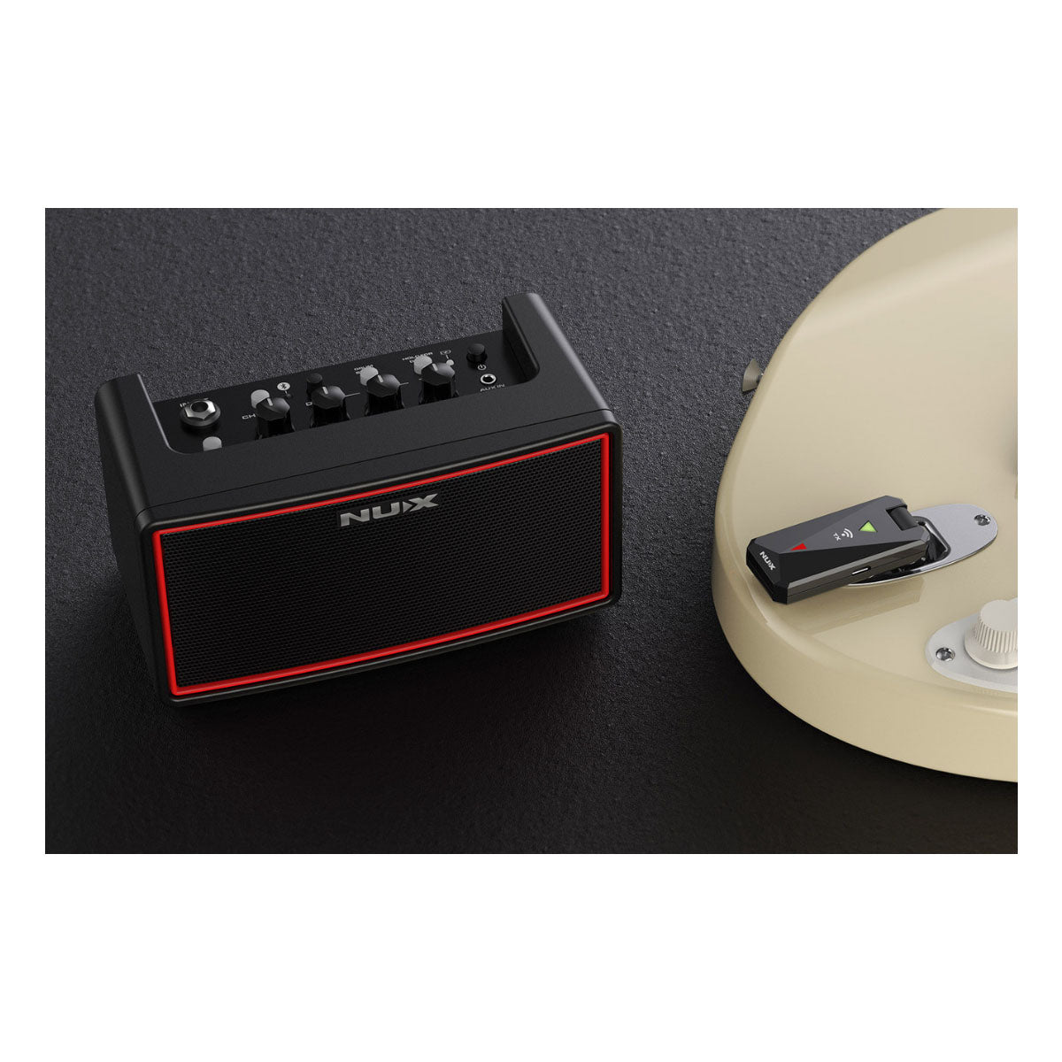 NU-X Mighty Air Guitar Amplifier Wireless Stereo Modeling Amp w/ Effects