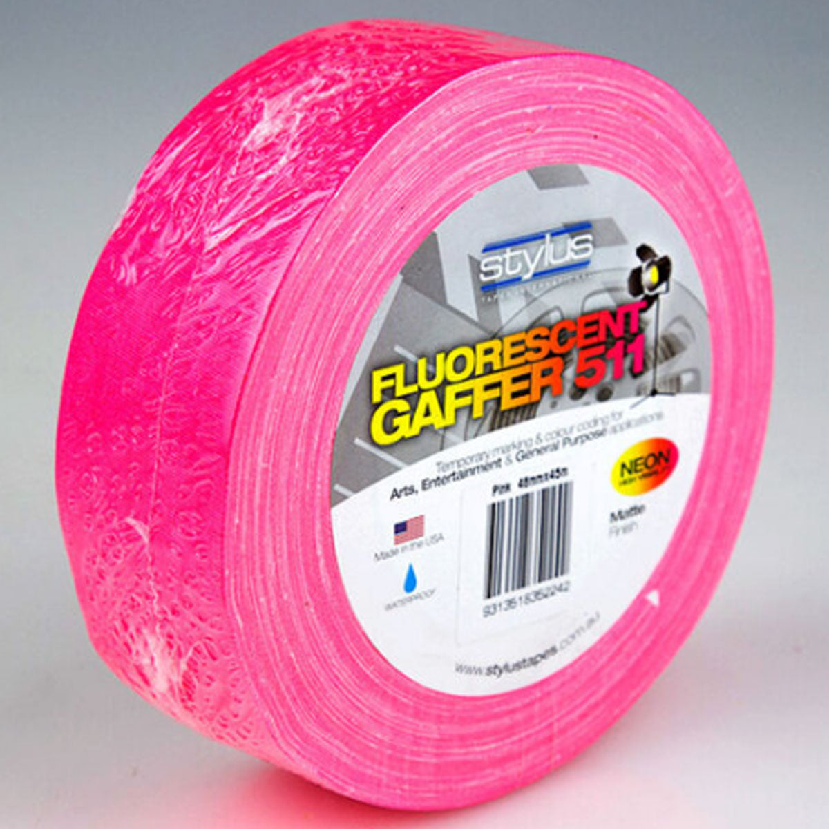 Nashua 511 Gaffer Tape Matte Neon Pink 2inch (48mm X 45m)