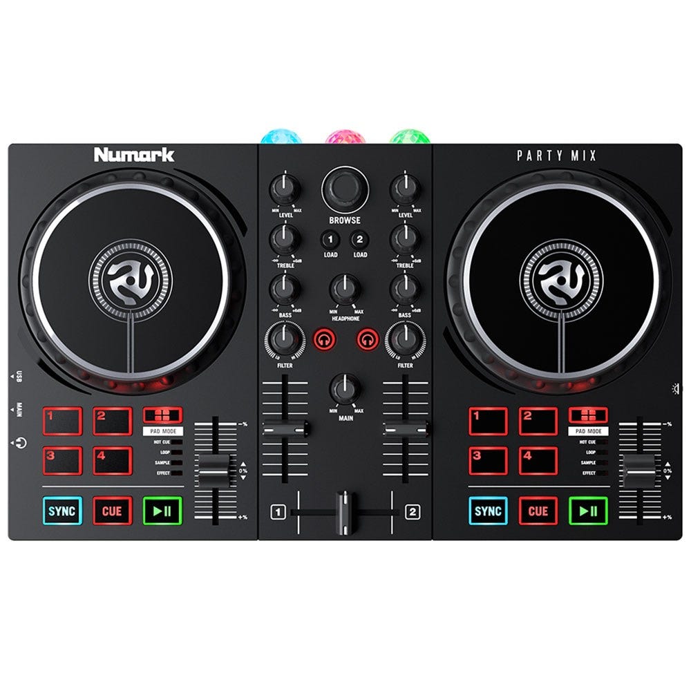 Numark Party Mix II DJ Control System w/ Lights PartyMix 2