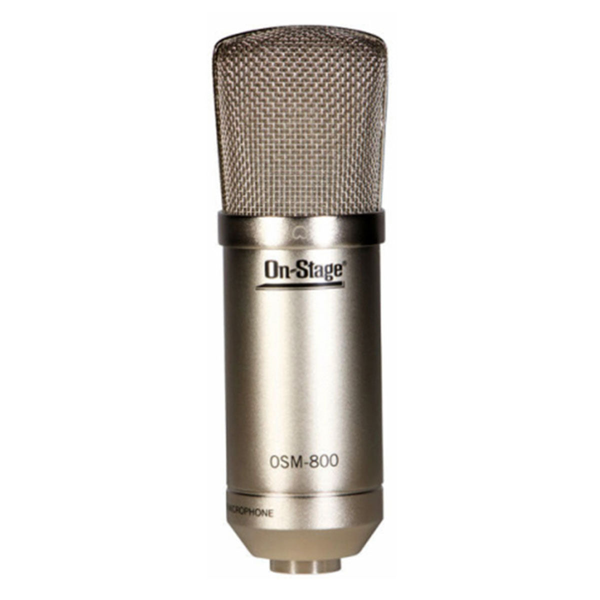 OnStage AS800 Platinum Series Condenser Microphone Mic AS-800 w/ Case