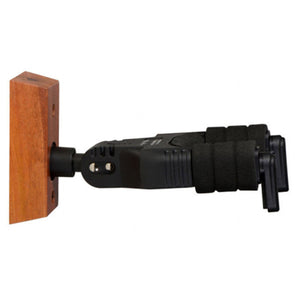 OnStage GS8730MA Guitar Hanger Auto Locking Wall-Mount Stand w/ Wood Base