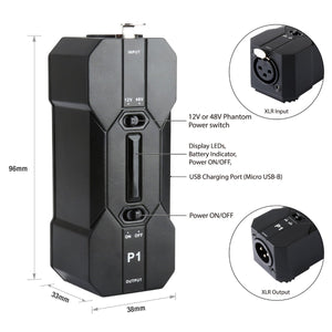 XVIVE P1 Portable Phantom Power Supply