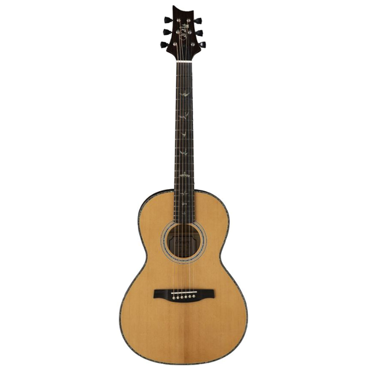 PRS Paul Reed Smith SE P50E Tonare Acoustic Guitar Parlor Natural Top w/ Black Gold Back &amp; Sides