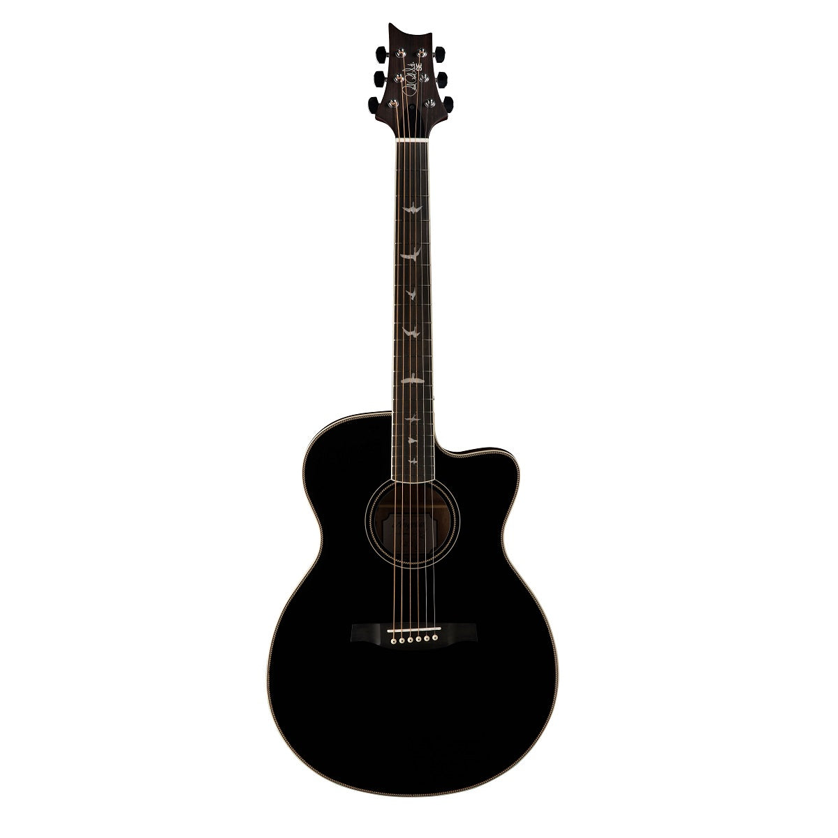 PRS Paul Reed Smith SE A20E Angelus Acoustic Guitar Black Top w/ Natural Back &amp; Sides