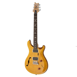 PRS Paul Reed Smith SE Custom 22 Semi Hollow Electric Guitar Santana Yellow w/ Violin Top Carve