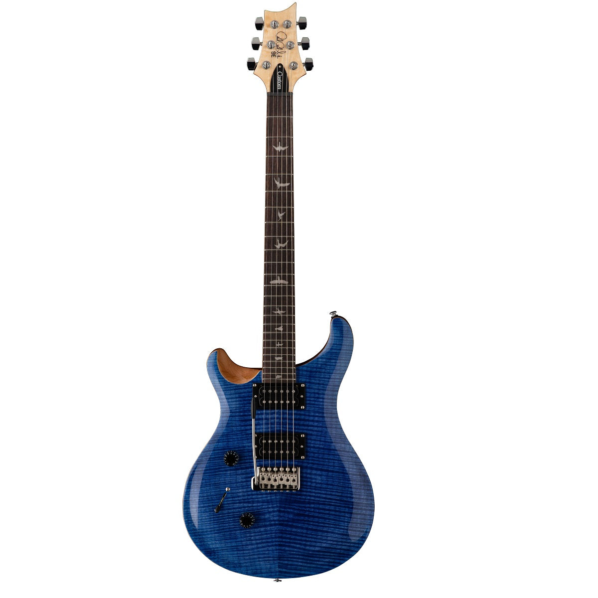 PRS Paul Reed Smith SE Custom 24 Electric Guitar Left Handed Faded Blue w/ Violin Top Carve