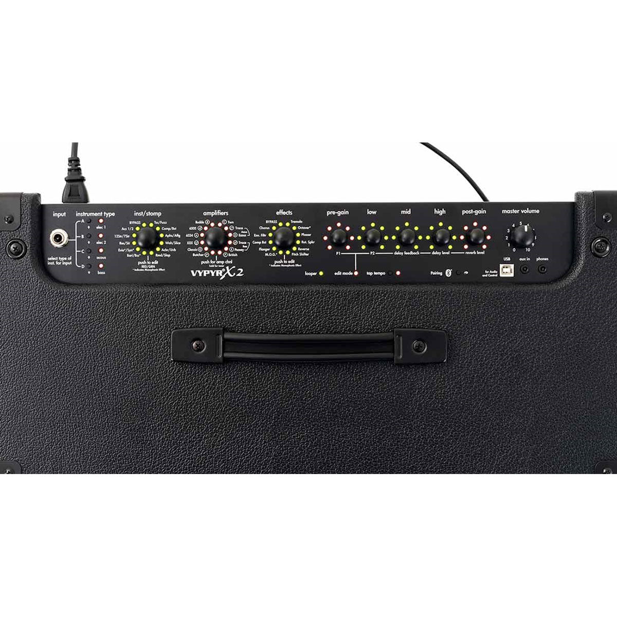 Peavey Vypyr X2 Guitar Amplifier Modelling Amp Combo 40w Back