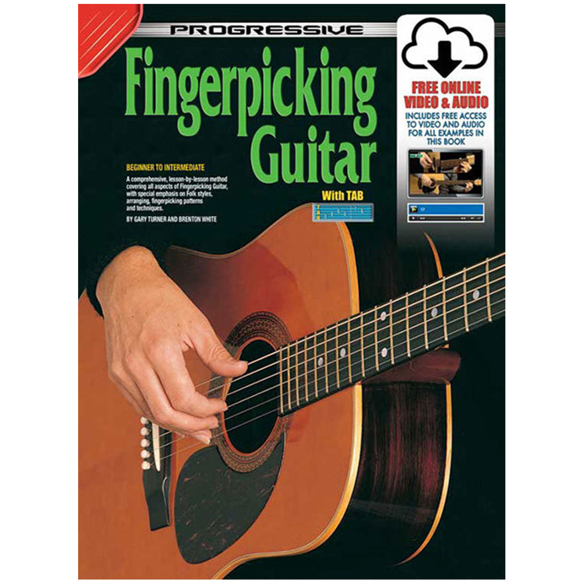 Progressive Books 18313 Fingerpicking Guitar Book KPFX