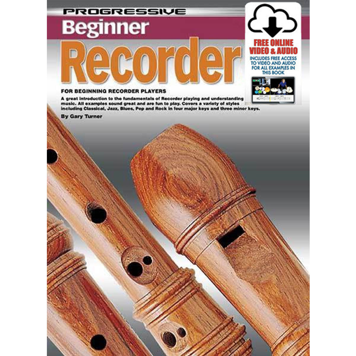 Progressive Books 69128 Beginner Recorder Book KPPBRECX