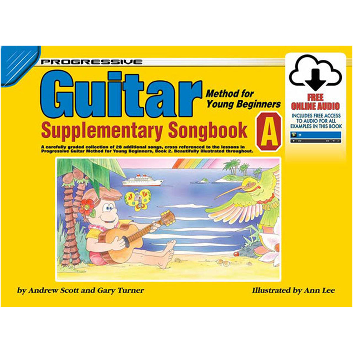 Progressive Books 69273 Young Beginner Guitar Supplement Book A w/ Online Media KPYGSAX