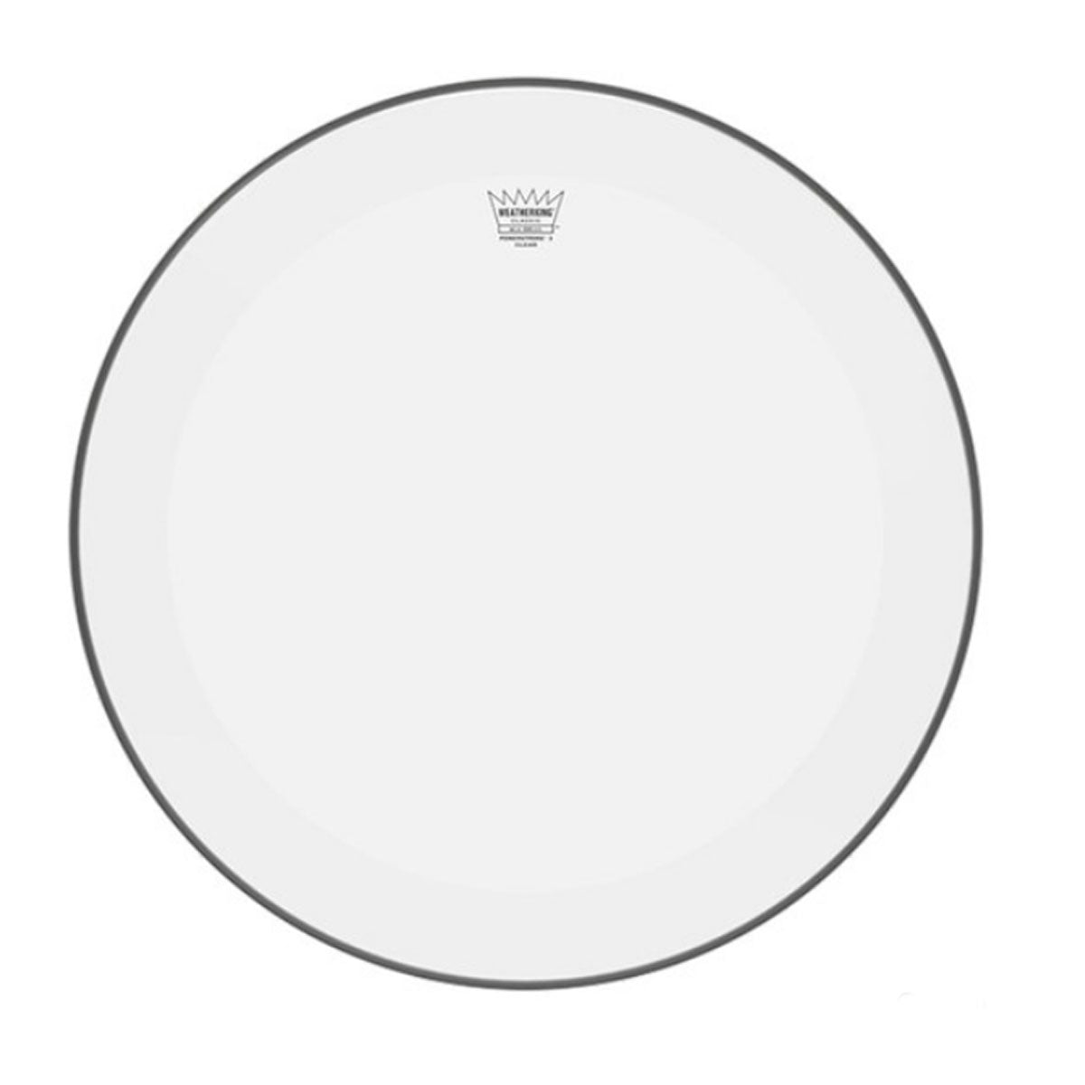 Remo P3-1316-C2 Powerstroke P3 Clear Bass Drumhead, 16" w/ Falam Patch