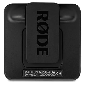 Rode Wireless GO II SIngle Wireless Microphone System Back