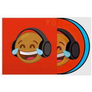 Serato Control Vinyl 2x12inch Reversible Emoji (two designs per set) Series 4 Thinking/Crying