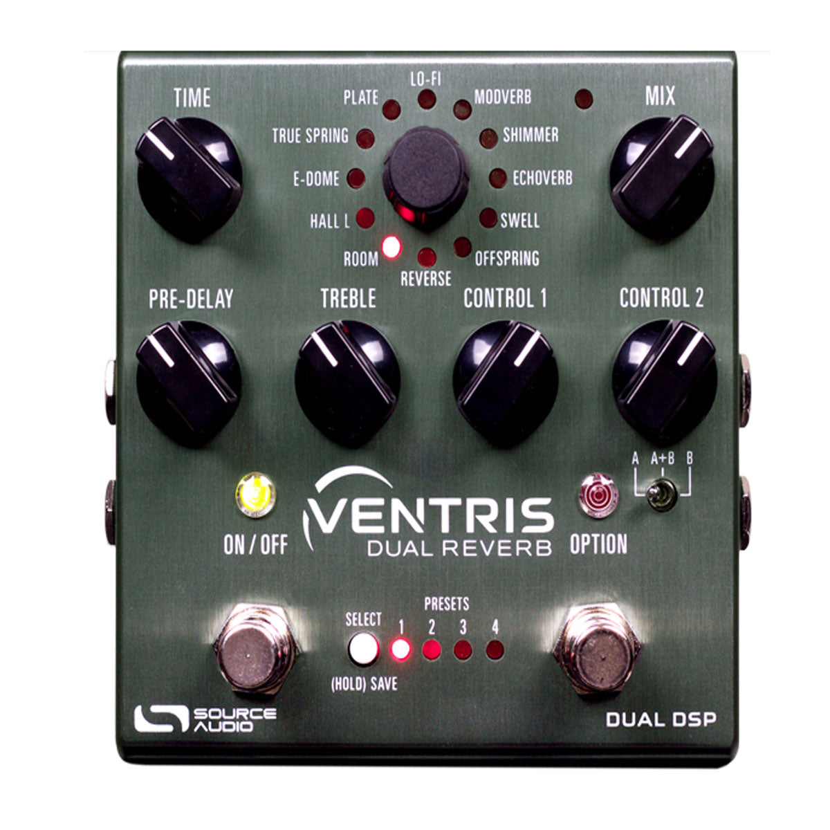 Source Audio One Series Ventris Dual Reverb Effects Pedal