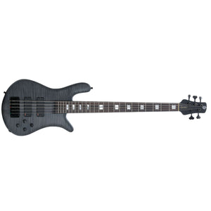 Spector Euro5 LX Bass Guitar 5-String Trans Black Stain Matte w/ EMGs - EURO5LXMBKS