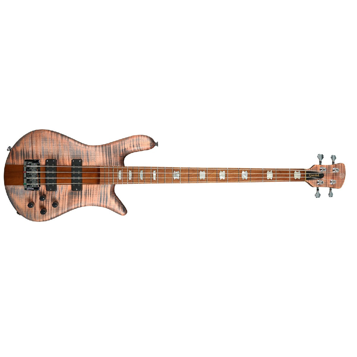 Spector Euro 4 RST Bass Guitar Sundown Glow w/ Roasted Maple Neck & Aguilars - EURO4RSTSDGL