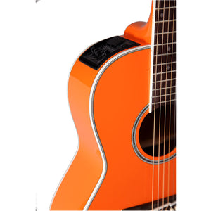 Takamine CP3NYOR Pro Series 3 Acoustic Guitar New Yorker Orange w/ Pickup