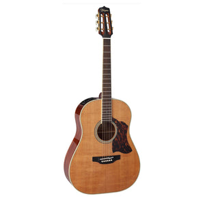 Takamine CRNTS1 Thermal Top Series Acoustic Guitar Round Shoulder Natural w/ Pickup