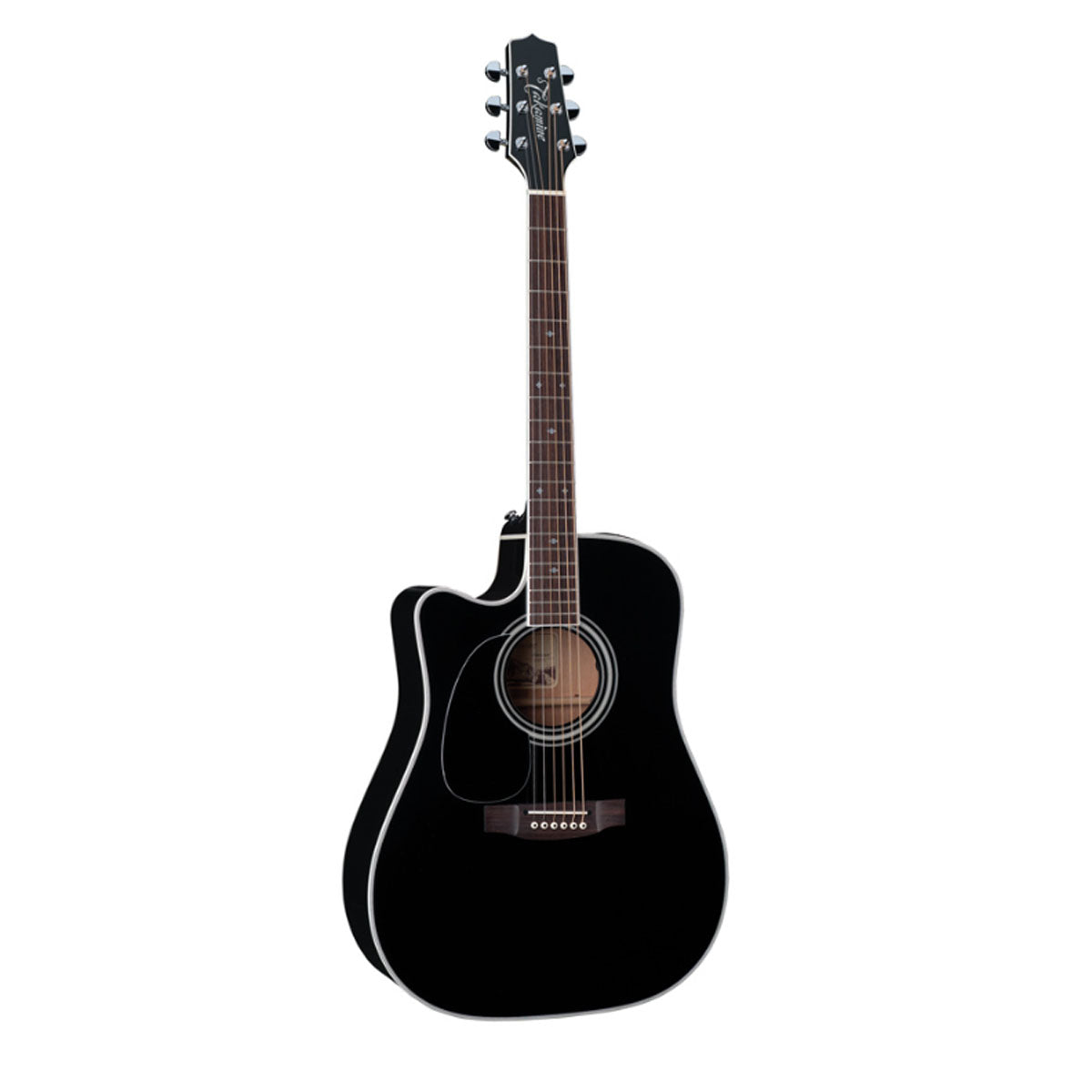 Takamine EF341SC Legacy Series Acoustic Guitar Left Handed Dreadnought Black w/ Pickup