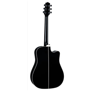 Takamine EF341SC Legacy Series Acoustic Guitar Left Handed Dreadnought Black w/ Pickup