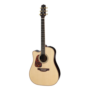 Takamine P7DC Pro Series 7 Acoustic Guitar Left Handed Dreadnought Natural w/ Pickup