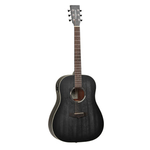 Tanglewood Blackbird Acoustic Guitar Sloped Shoulder Dreadnought Smokestack Satin w/ Pickup