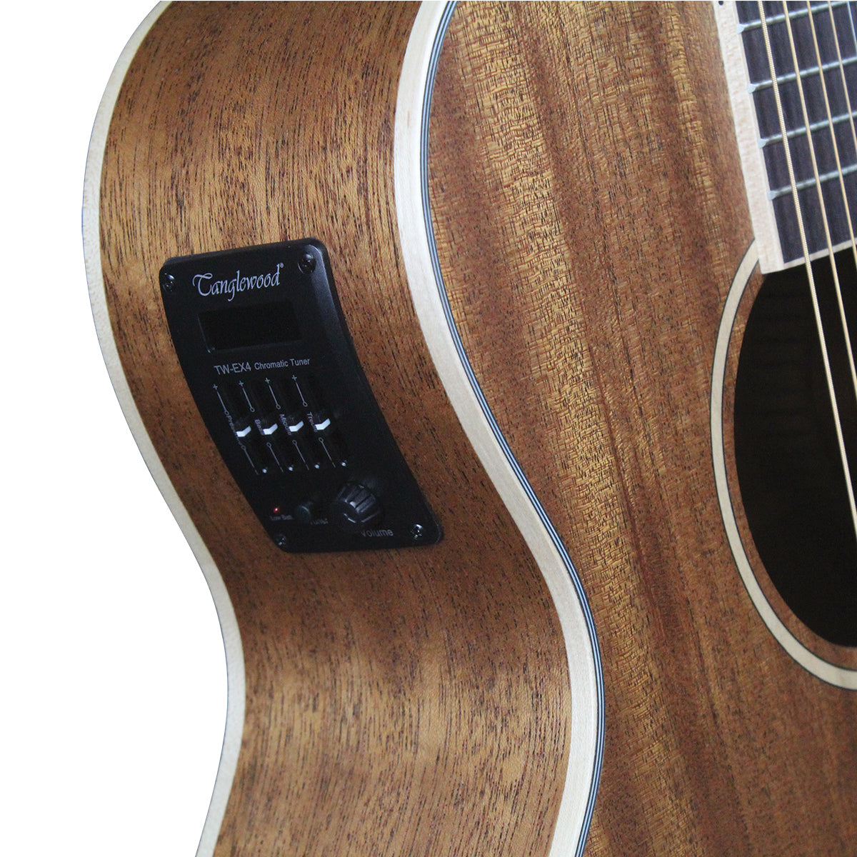 Tanglewood TUN4-CE Union Acoustic Guitar SuperFolk Solid Top Natural Satin w/ Pickup & Cutaway