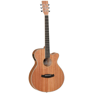 Tanglewood Union Acoustic Guitar Super Folk Solid Top Natural Satin w/ Pickup & Cutaway